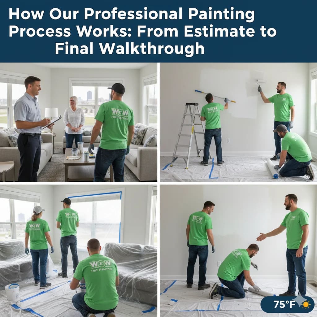 WOW1DAY Milwaukee | How Our Professional Painting Process Works: From Estimate to Final Walkthrough How Our Professional Painting Process Works